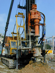 DTH Drilling Auger Attachment