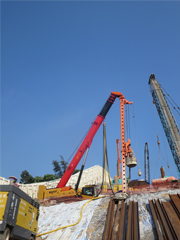 DTH Drilling Auger Attachment