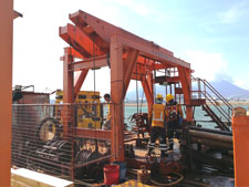 Working Platform on Moon Barge